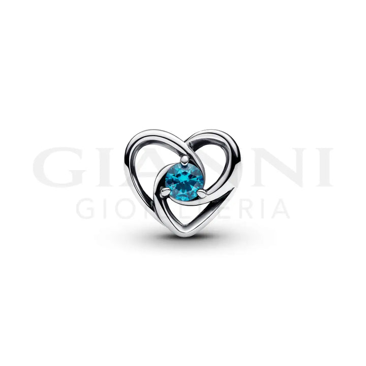 Charm Pandora - Cuore Eterno Blu Charm