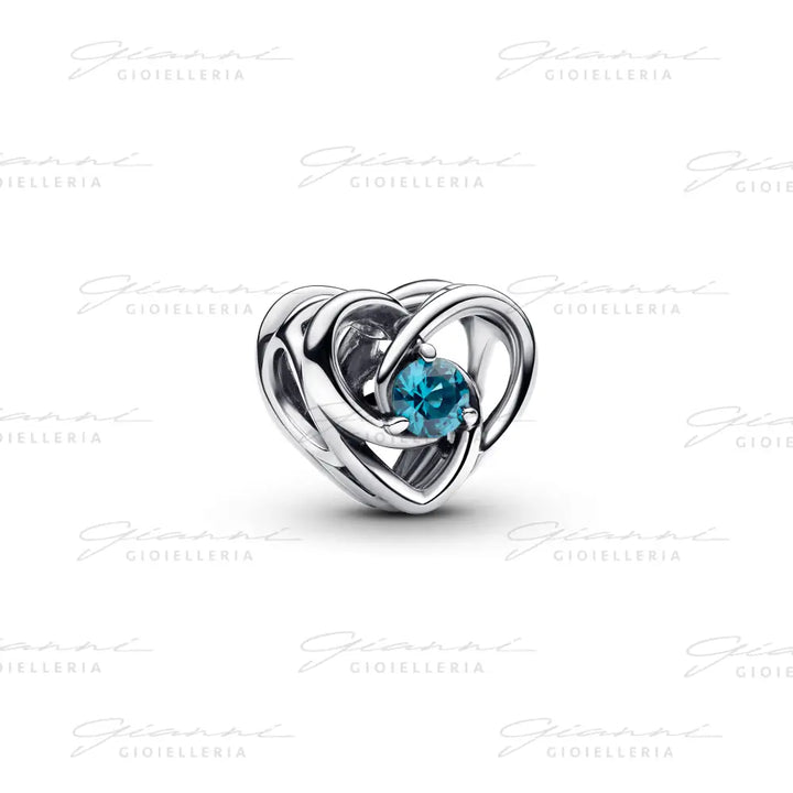 Charm Pandora - Cuore Eterno Blu Charm