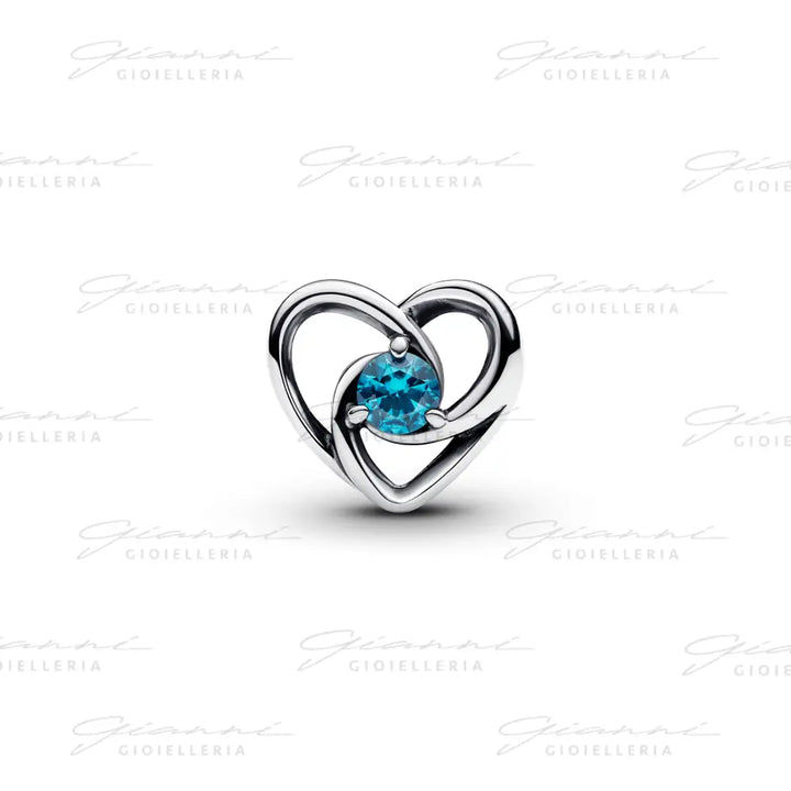 Charm Pandora - Cuore Eterno Blu Charm