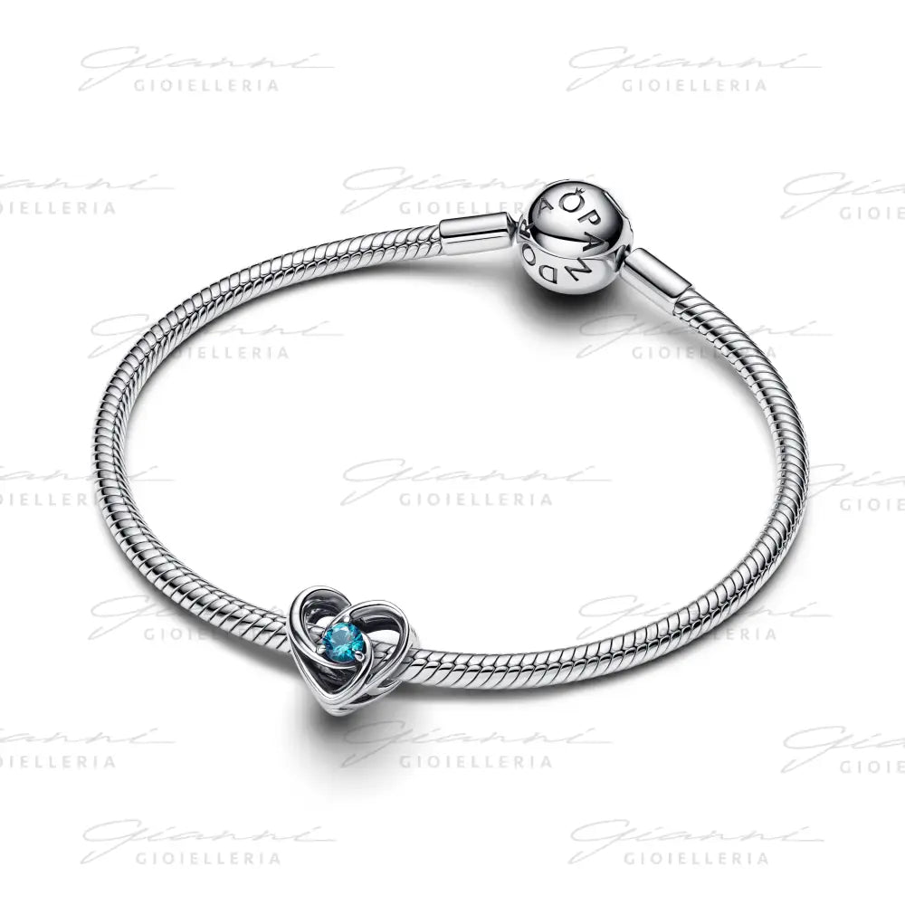 Charm Pandora - Cuore Eterno Blu Charm
