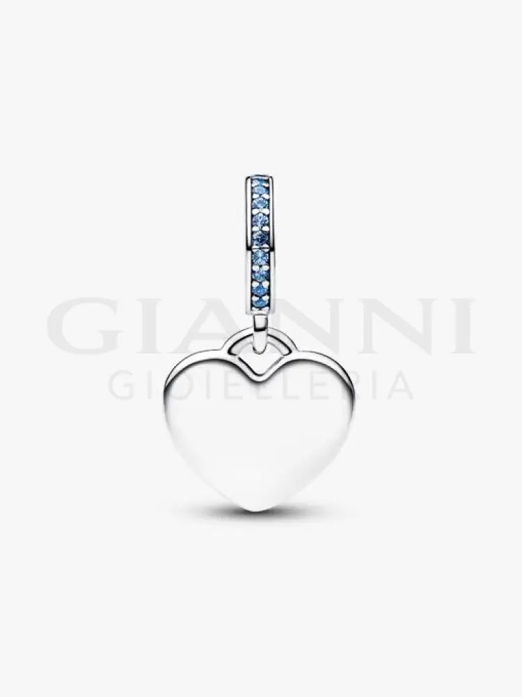 Charm Pandora - Cuore Pendente da incidere Charm