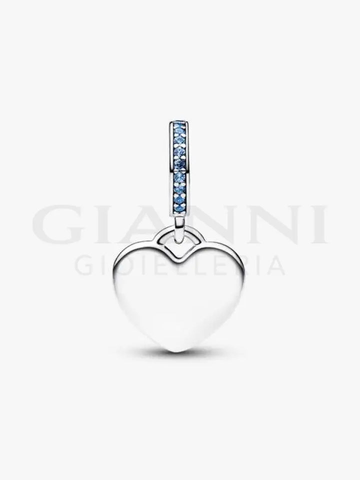 Charm Pandora - Cuore Pendente da incidere Charm