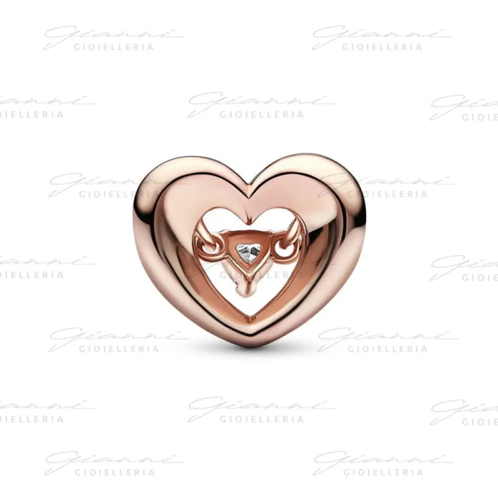 Charm Pandora - Cuore Splendente con Pietra Charm