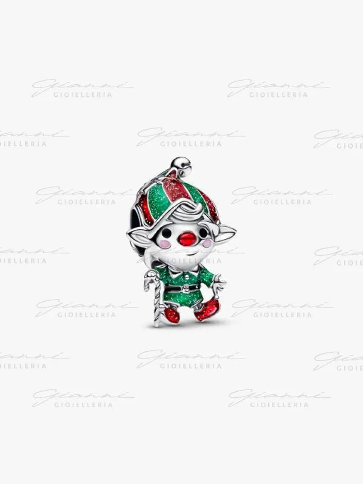 Charm Pandora - Elfo di Babbo Natale Charm