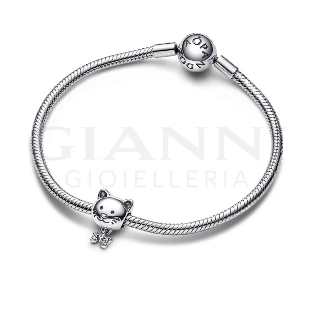 Charm Pandora - Gattino con Fiocco Charm