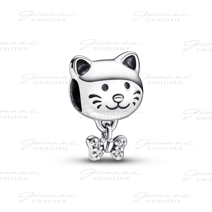 Charm Pandora - Gattino con Fiocco Charm