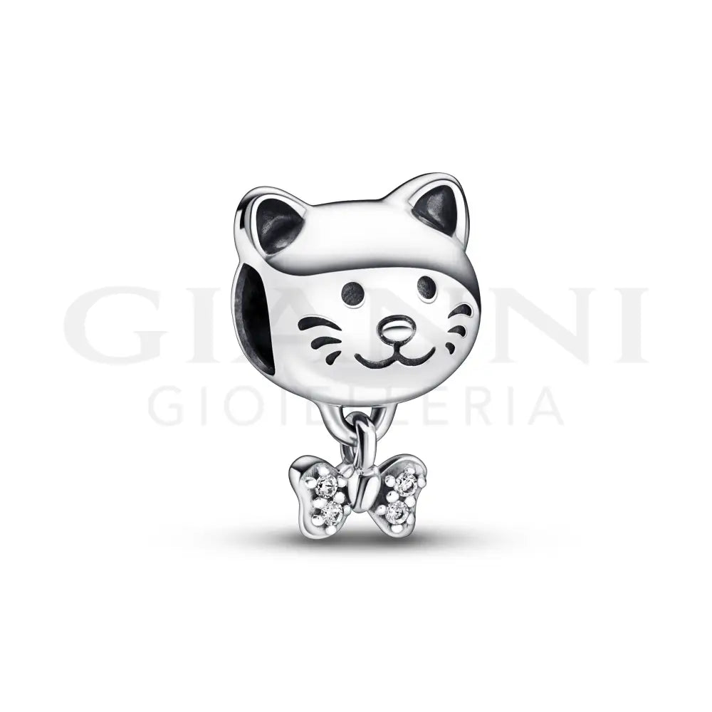 Charm Pandora - Gattino con Fiocco Charm