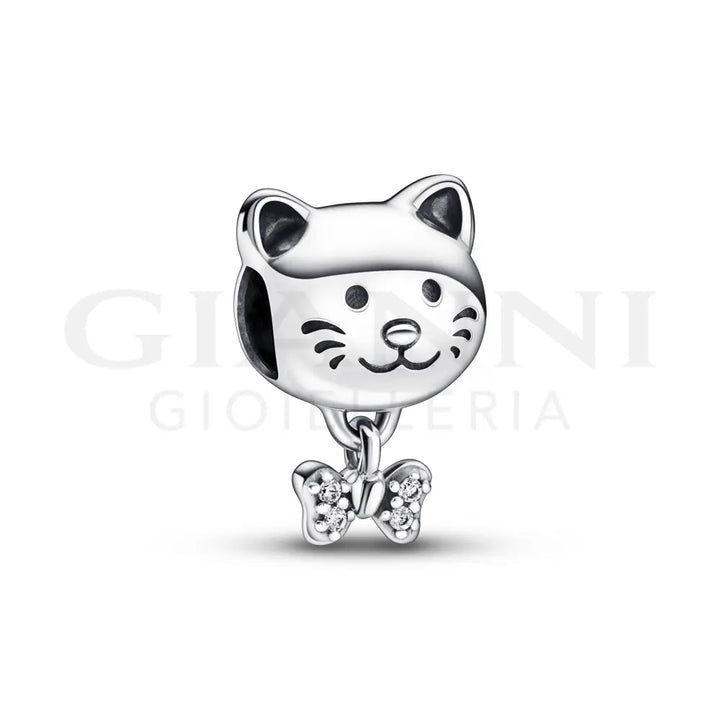 Charm Pandora - Gattino con Fiocco Charm