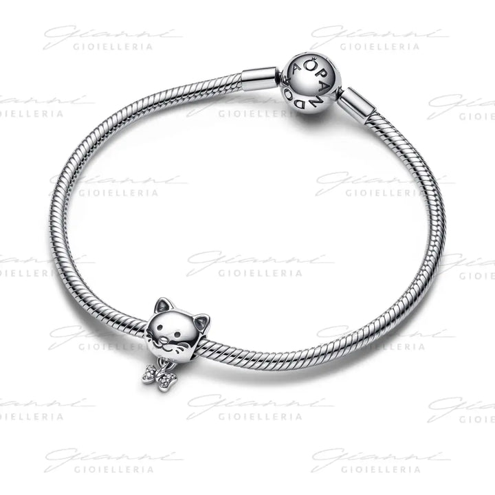 Charm Pandora - Gattino con Fiocco Charm