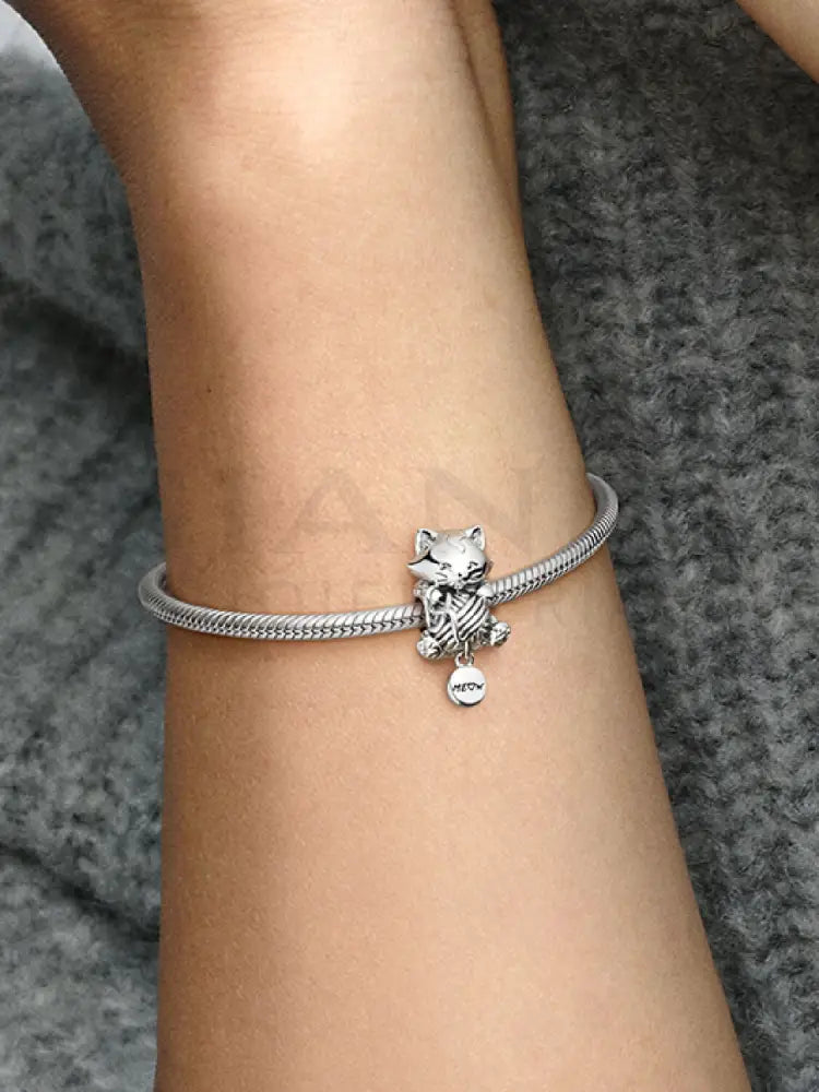 Charm Pandora - Gattino e Gomitolo Charm