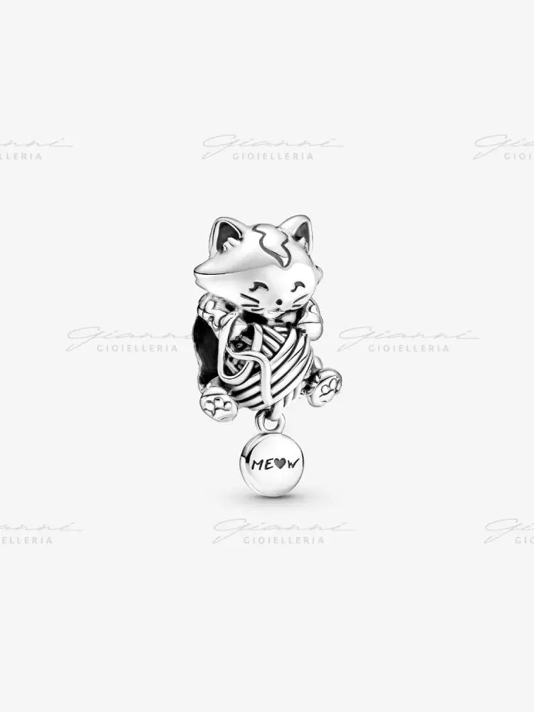 Charm Pandora - Gattino e Gomitolo Charm