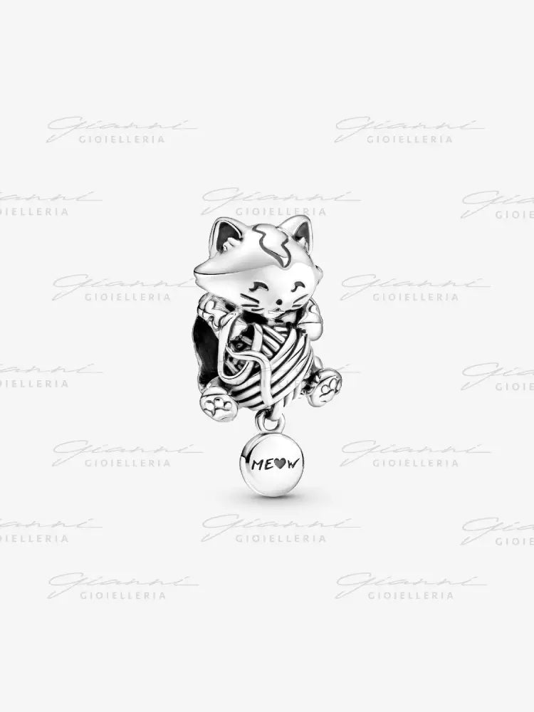 Charm Pandora - Gattino e Gomitolo Charm