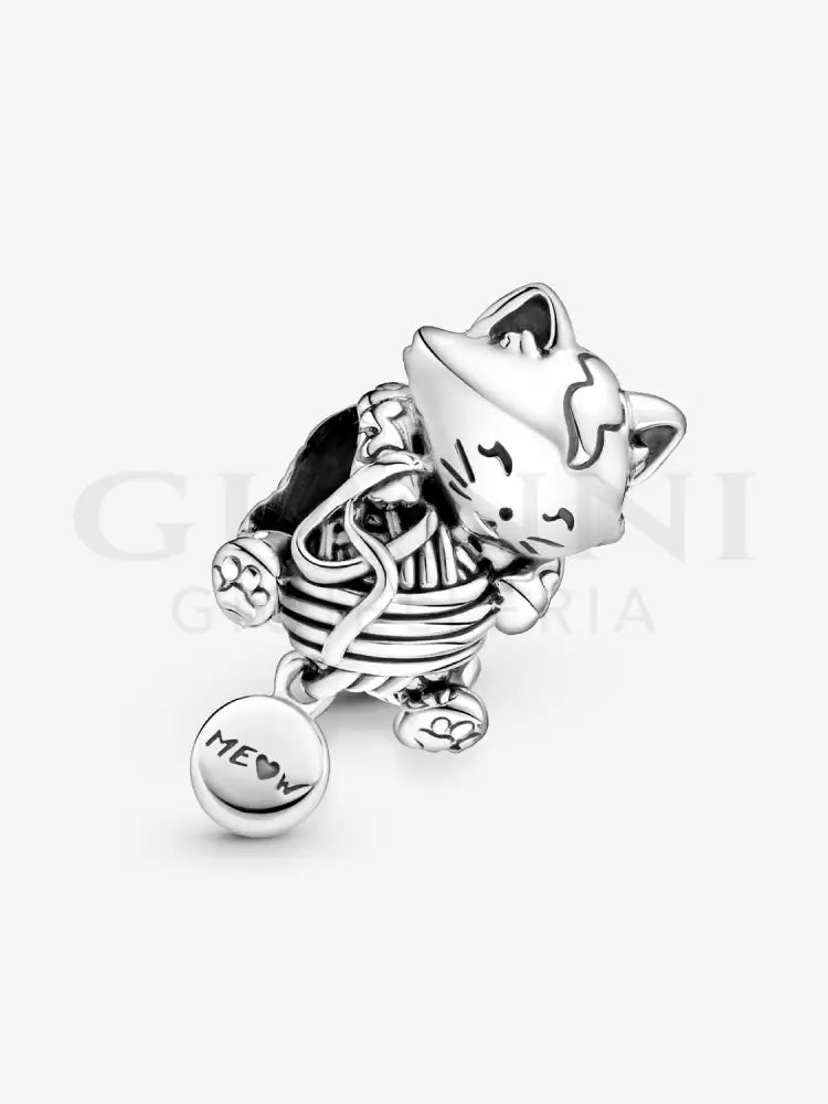 Charm Pandora - Gattino e Gomitolo Charm