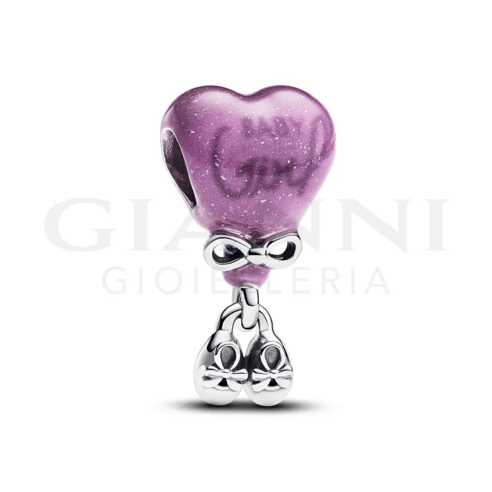 Charm Pandora - Gender Reveal “Baby Girl” che cambia colore Charm