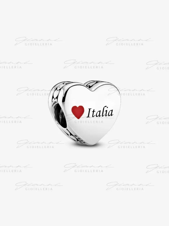 Charm Pandora - Italia nel Cuore da incidere Charm