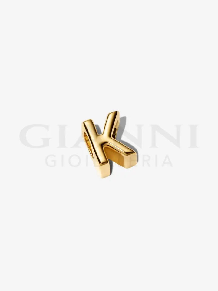 Charm Pandora - Lettera K piccola Charm