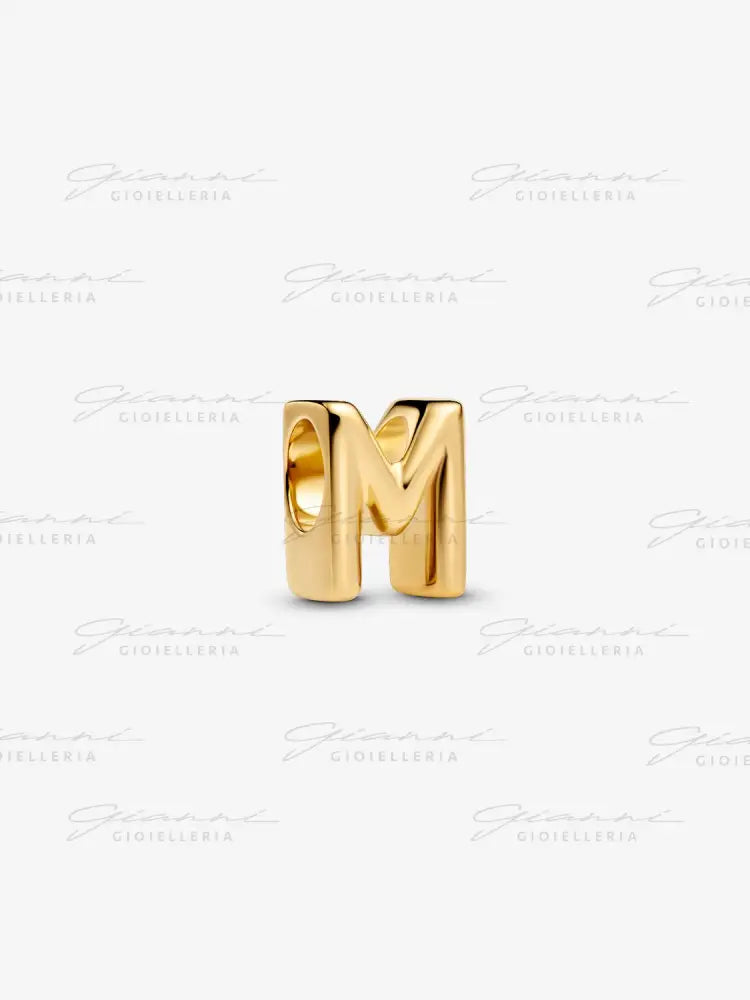 Charm Pandora - Lettera M piccola Charm