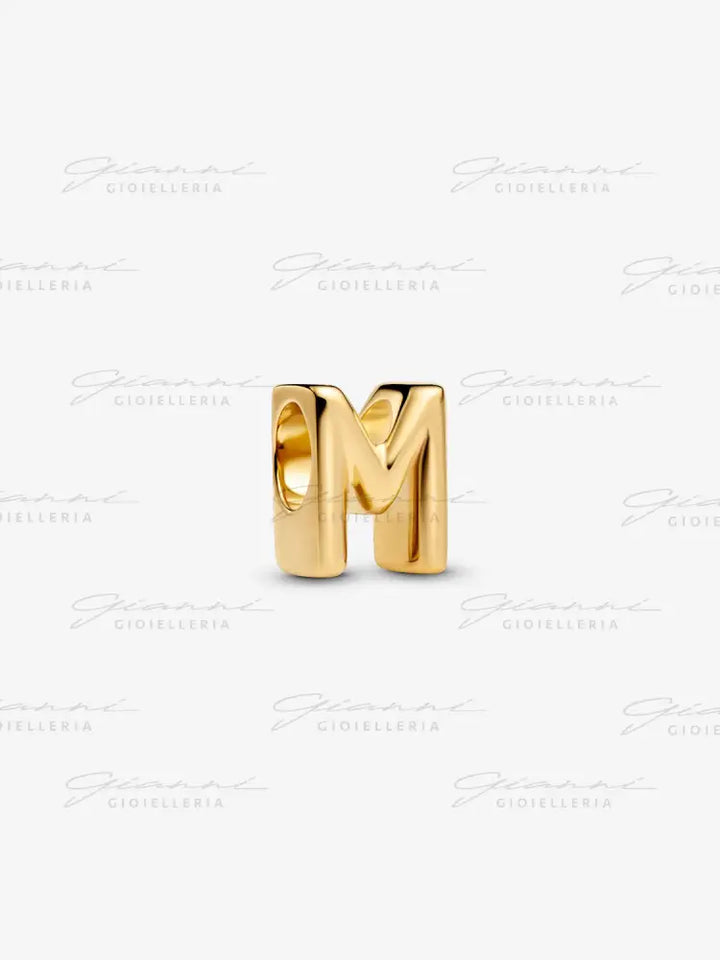Charm Pandora - Lettera M piccola Charm