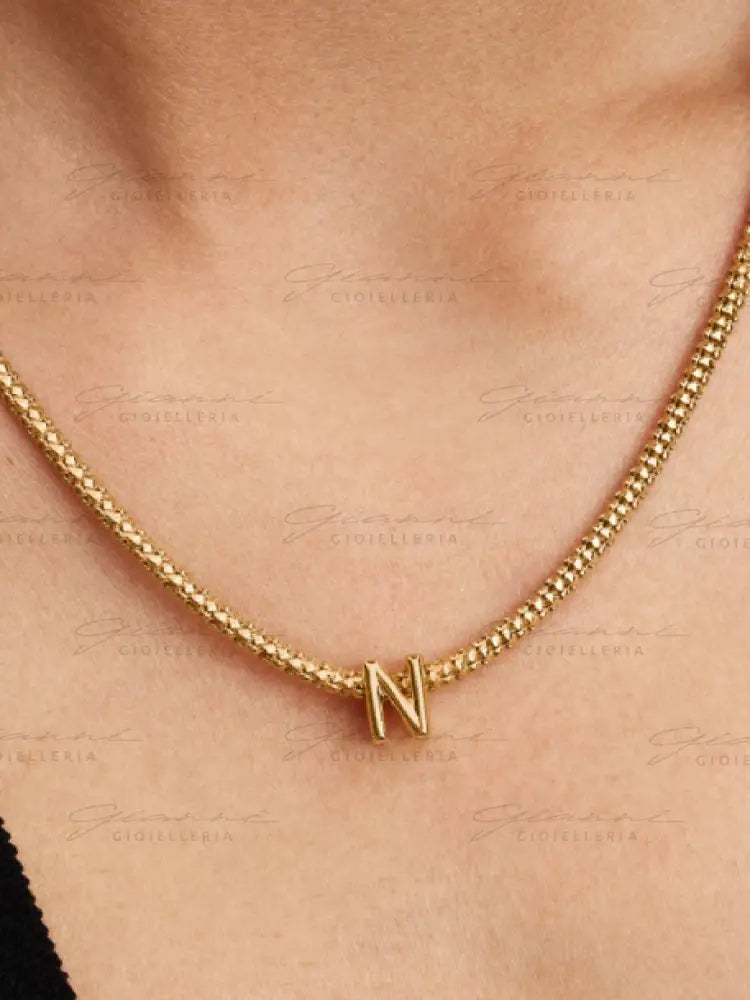 Charm Pandora - Lettera N piccola Charm