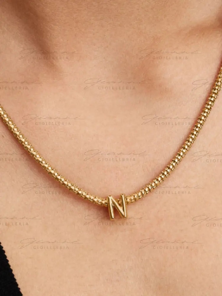 Charm Pandora - Lettera N piccola Charm