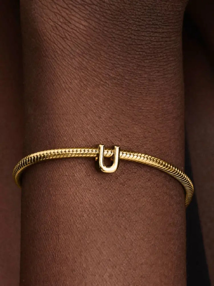 Charm Pandora - Lettera U piccola Charm