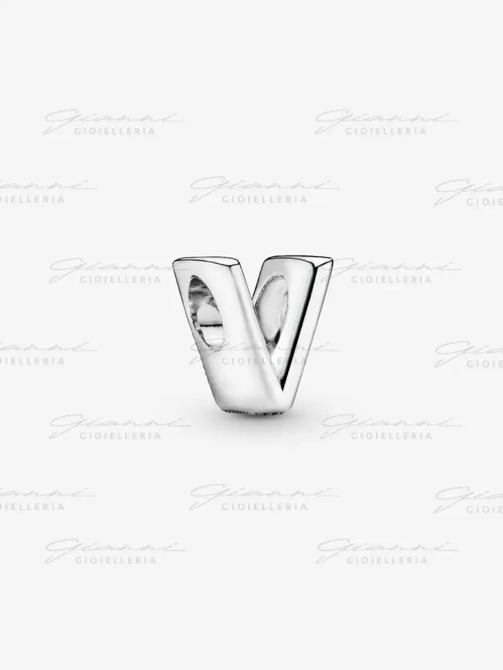 Charm Pandora - Lettera V Charm