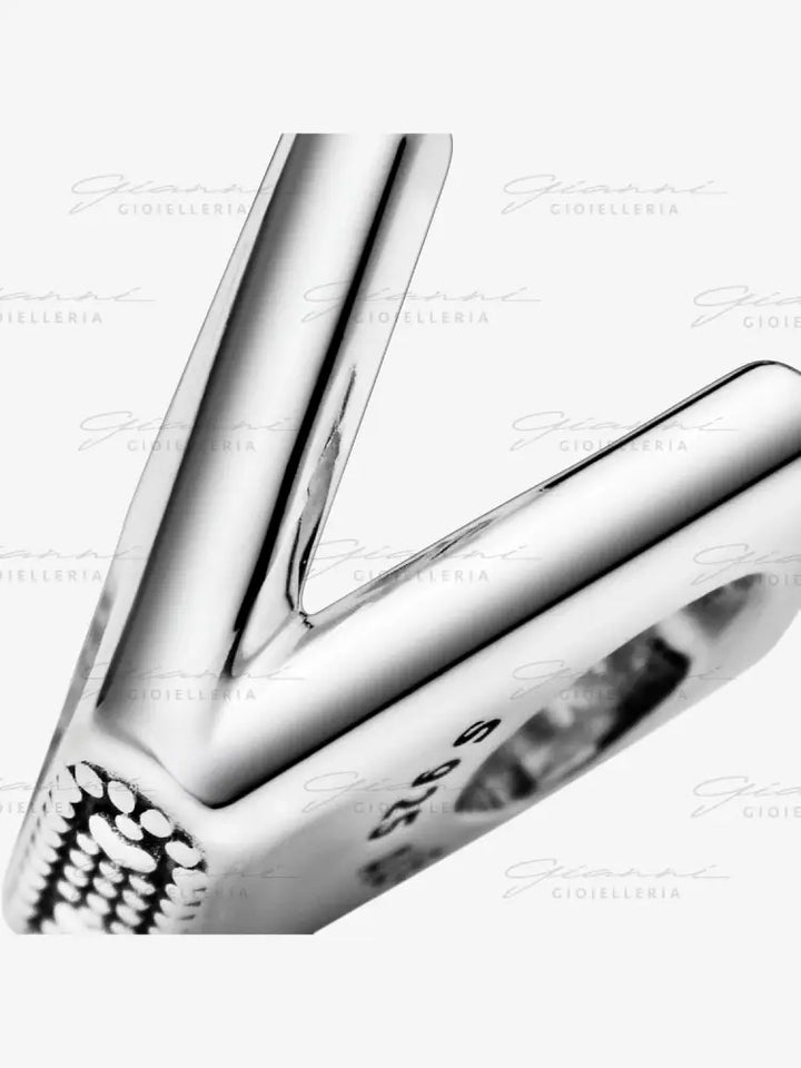 Charm Pandora - Lettera V Charm