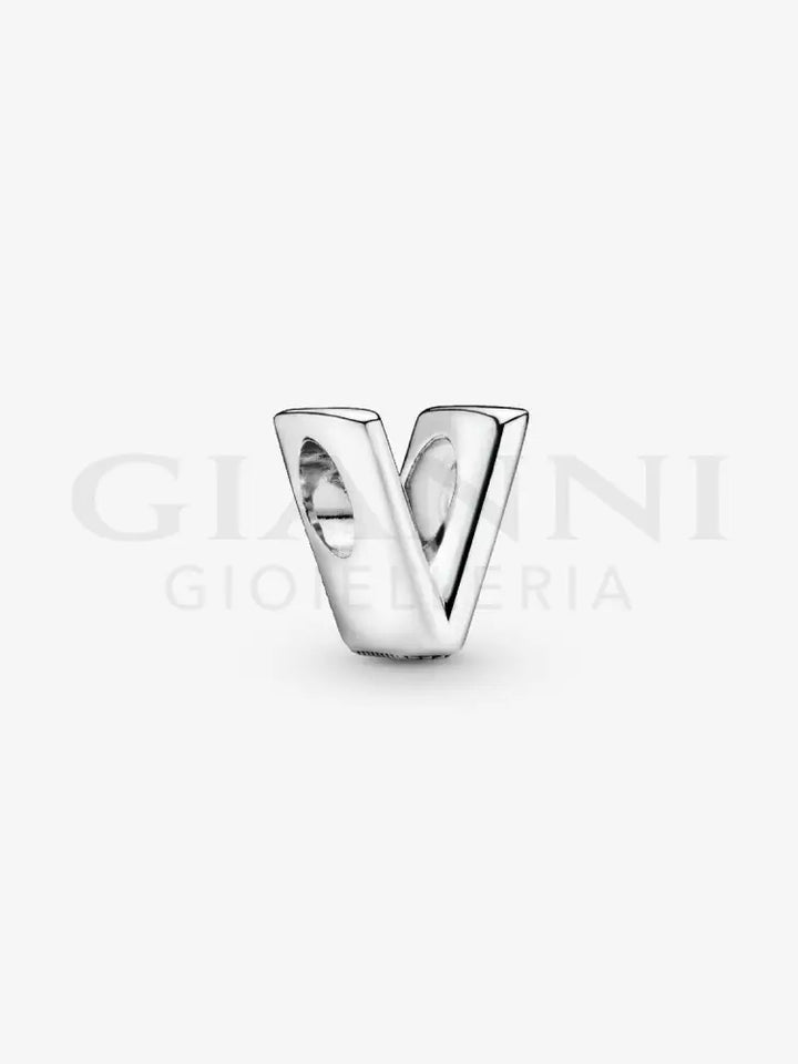 Charm Pandora - Lettera V Charm