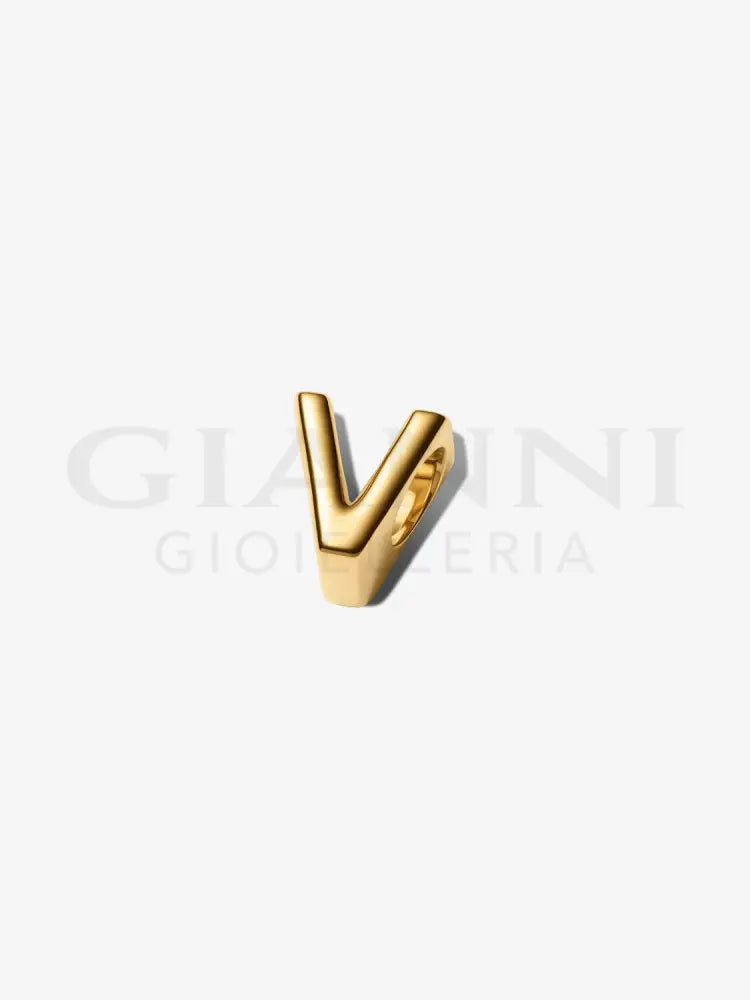 Charm Pandora - Lettera V piccola Charm