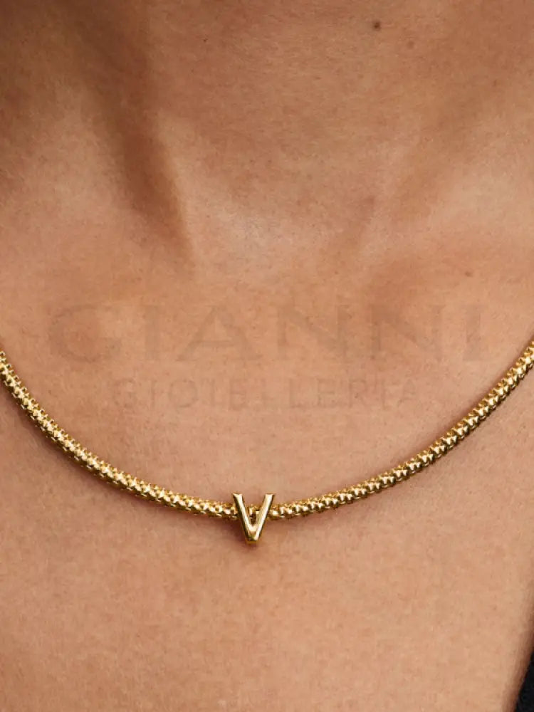 Charm Pandora - Lettera V piccola Charm
