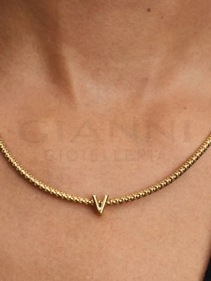 Charm Pandora - Lettera V piccola Charm