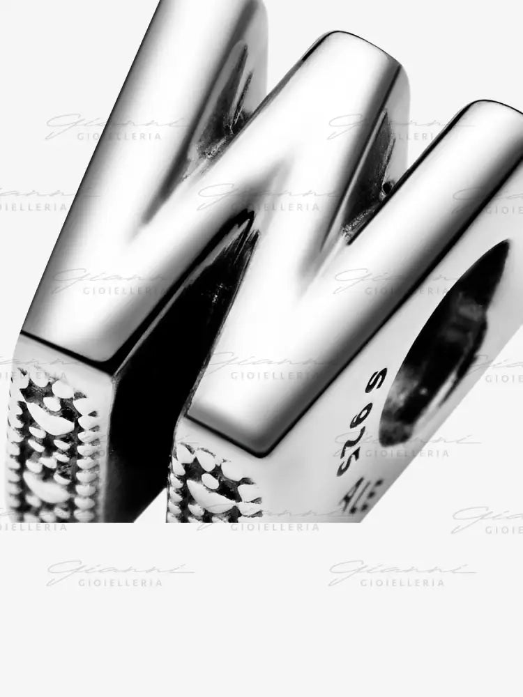 Charm Pandora - Lettera W Charm