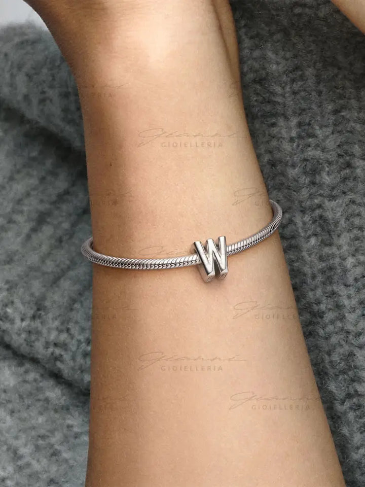 Charm Pandora - Lettera W Charm