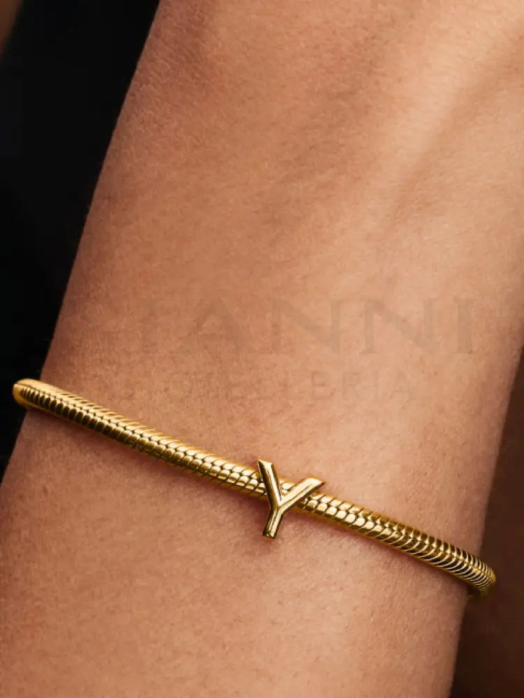 Charm Pandora - Lettera Y piccola Charm