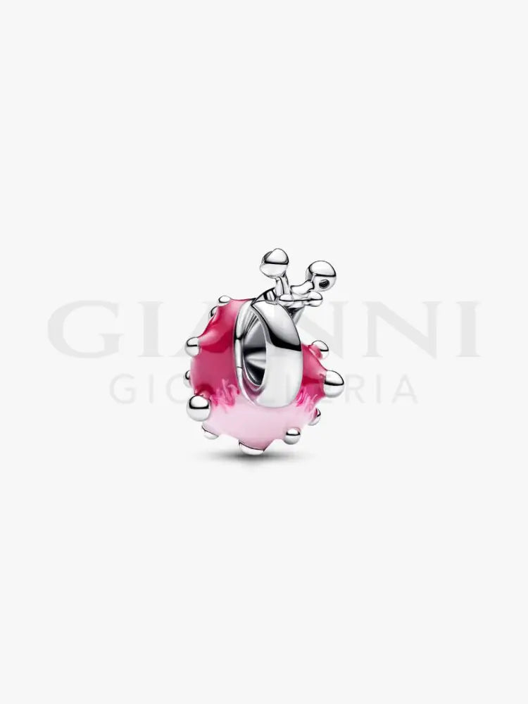 Charm Pandora - Lumaca Rosa - Charm