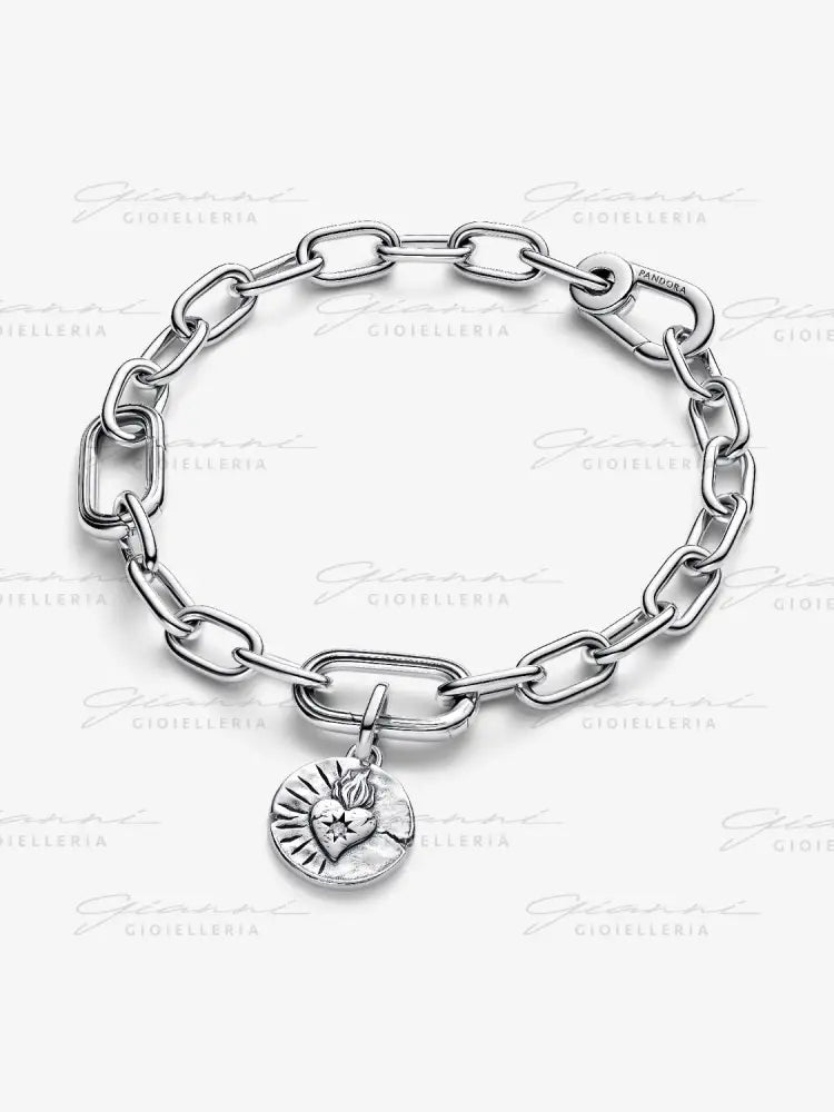 Charm Pandora - Medallion Cuore Sacro ’Amor Vincit Omnia’ Charm
