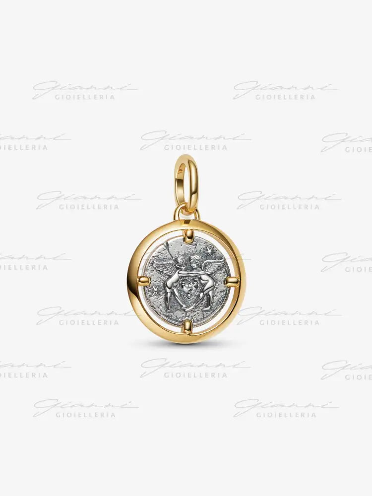 Charm Pandora - Medallion Cupido ’Amor Fati’ Charm