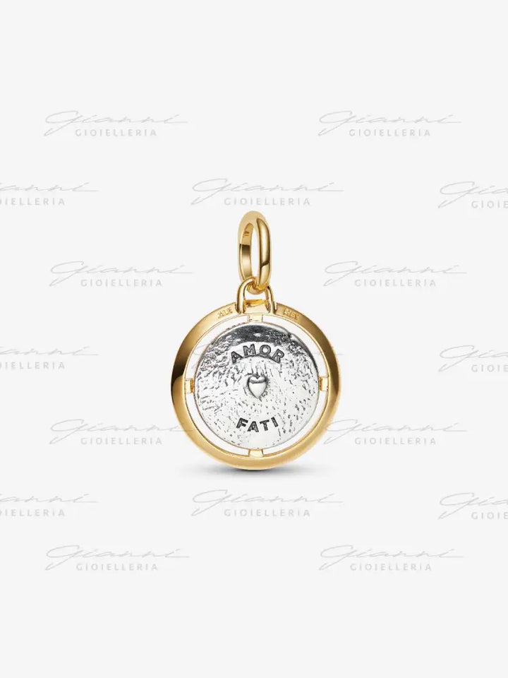 Charm Pandora - Medallion Cupido ’Amor Fati’ Charm