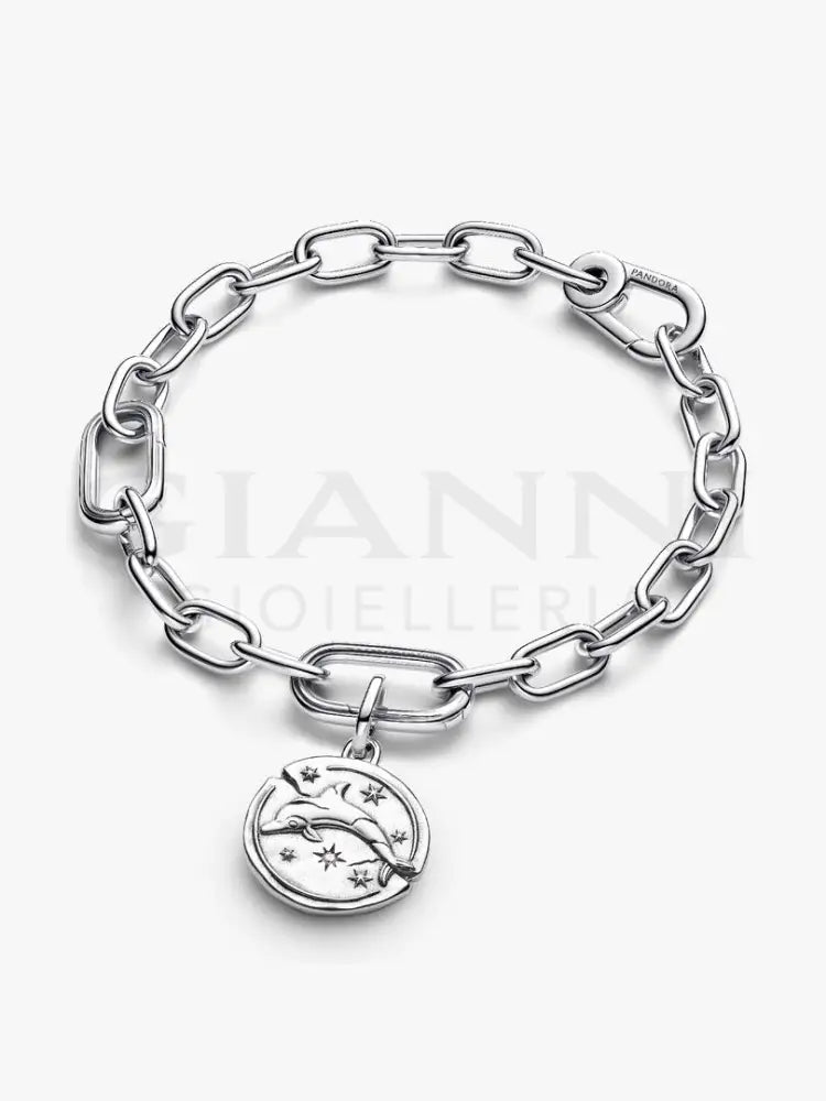 Charm Pandora - Medallion Delfino ’Audaces Fortuna Iuvat’ - Charm