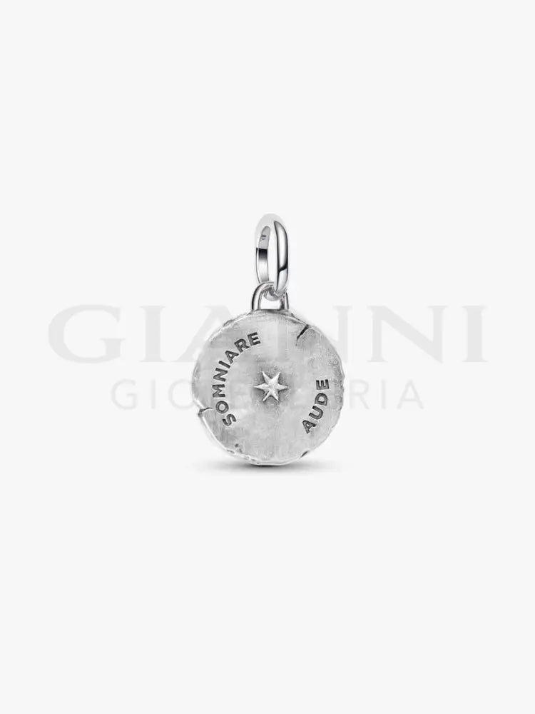 Charm Pandora - Medallion Farfalla ’Somniare Aude’ - Charm