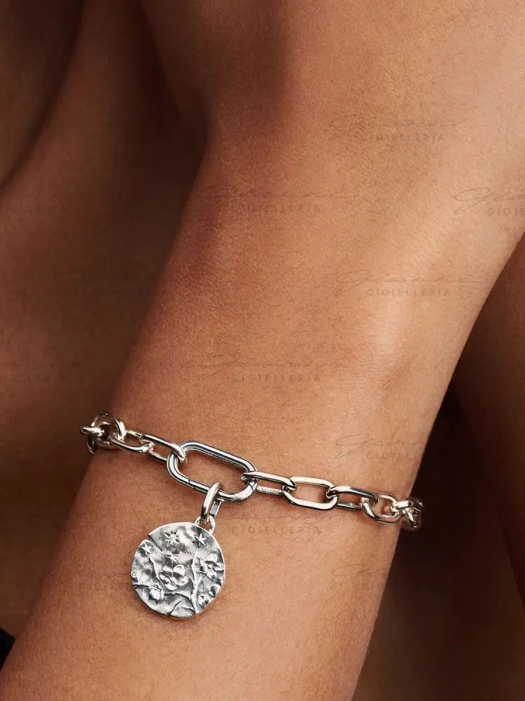 Charm Pandora - Medallion Fiore di Ciliegio ’Vivat Floreat’ Charm
