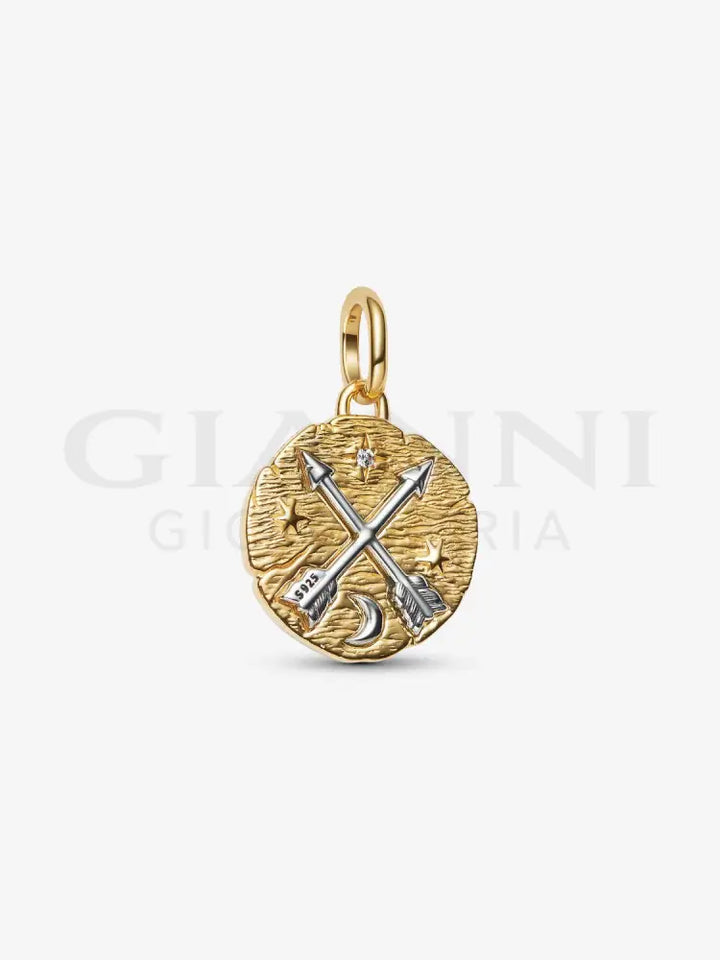 Charm Pandora - Medallion Frecce ’Ad Meliora’ Charm