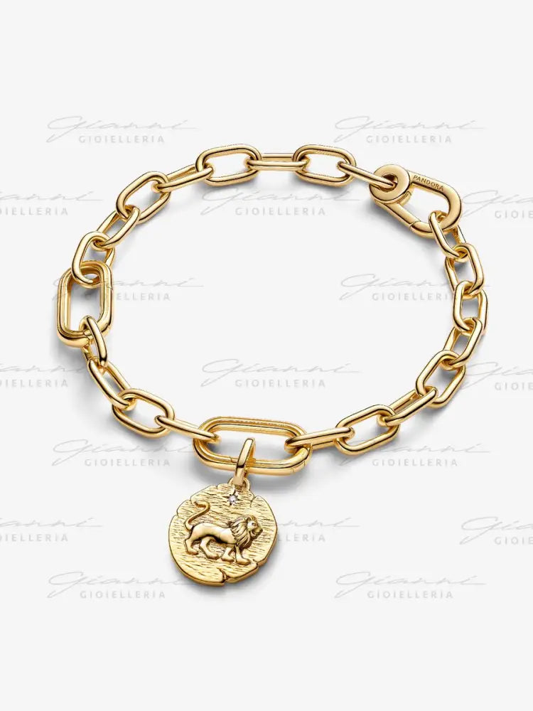 Charm Pandora - Medallion Leone ’Vita Veritas Virtus’ Charm