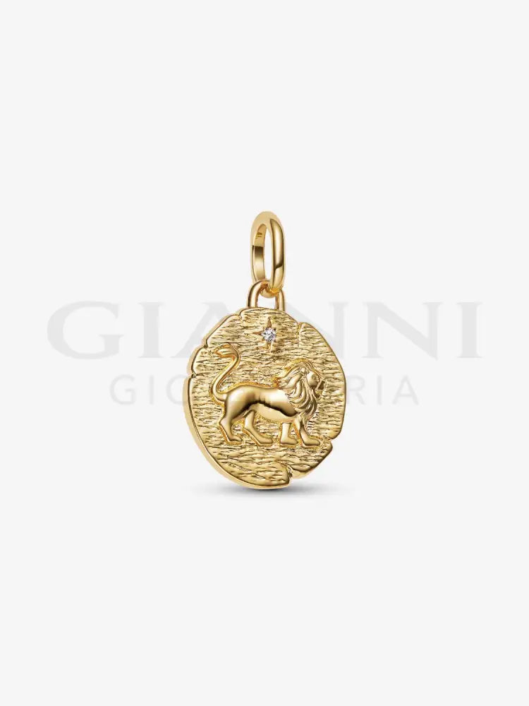 Charm Pandora - Medallion Leone ’Vita Veritas Virtus’ Charm