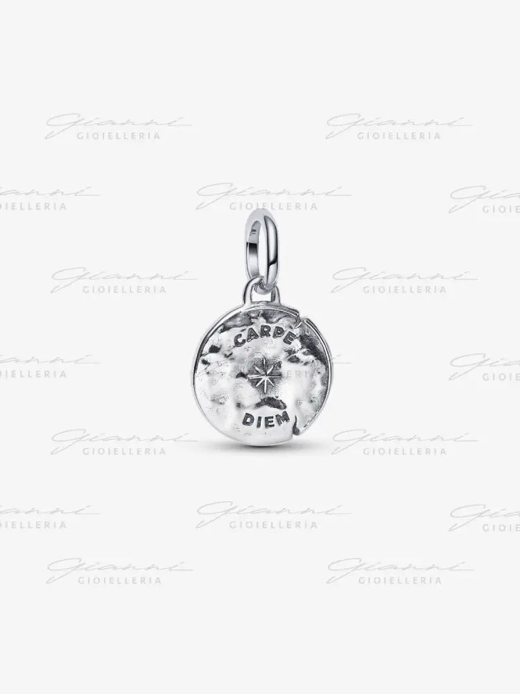 Charm Pandora - Medallion Teschio ’Carpe Diem’ Charm