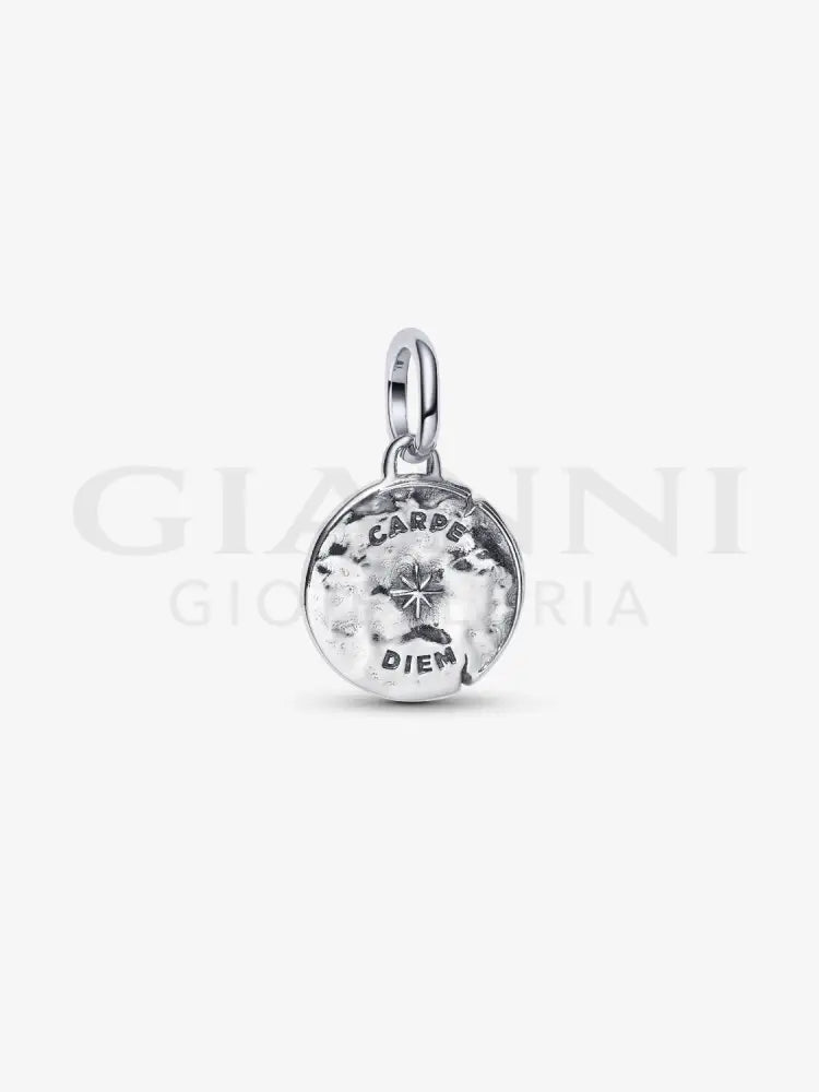 Charm Pandora - Medallion Teschio ’Carpe Diem’ Charm