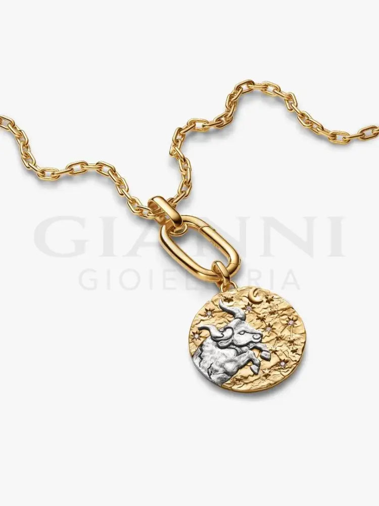 Charm Pandora - Medallion XL Toro ’Fortitudo Animi’ - Charm
