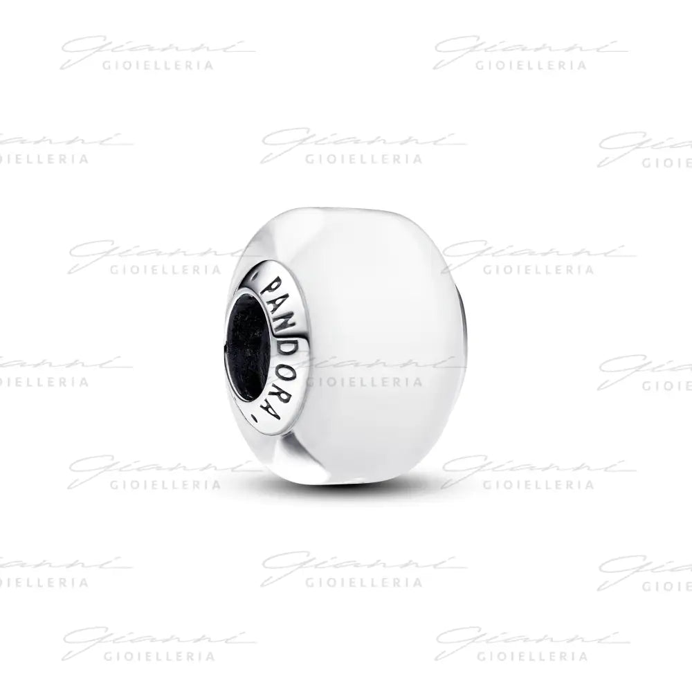 Charm Pandora - Mini Vetro di Murano Bianco Charm
