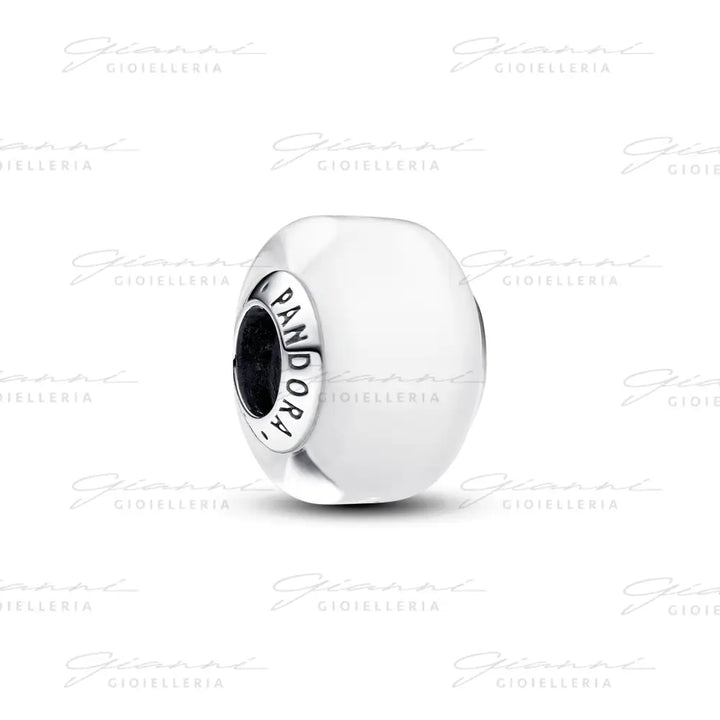 Charm Pandora - Mini Vetro di Murano Bianco Charm