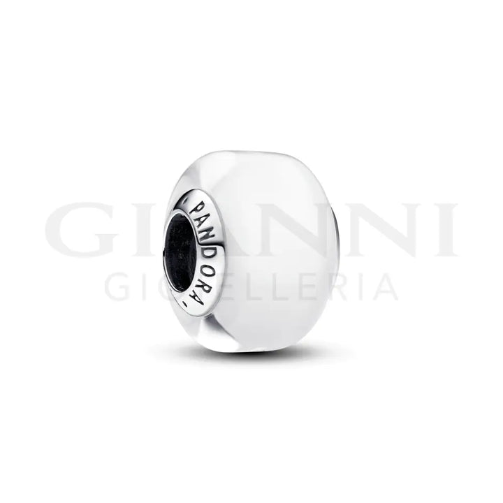 Charm Pandora - Mini Vetro di Murano Bianco Charm